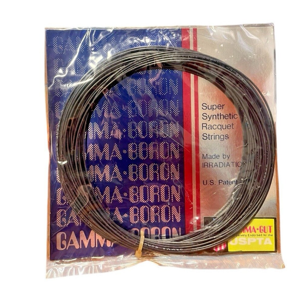 New Vintage  Gamma Boron 80s Gamma Gut Tennis String USPTA endorsed Japan